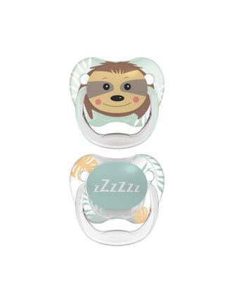 Dr.Browns PV22014 Smoczek PreVent Motyl 6-12m kolekcja zwierzęta różowy 2 pak