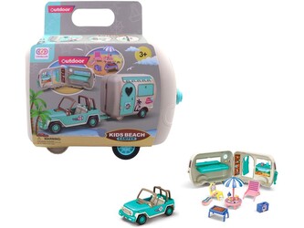 Auto s příslušenstvím v kufříku, 20 cm