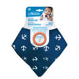 Dr.Browns AC124 Chustka śliniak z gryzakiem kotwice