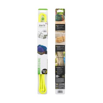 Nite Ize - Elastyczne troki Gear Tie 64'' - Dwupak - Neon Yellow - GT64-33-R3