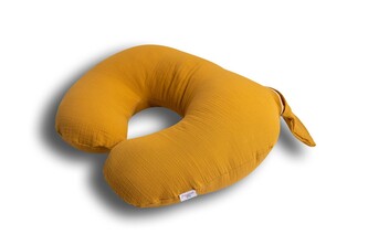 MATEX Poduszka pozycjonująca miniRELAX muślina 150 cm [TB0466_06] musztardowy WYPRZEDAŻ