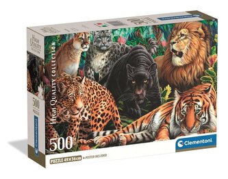 Puzzle 500 Wild Cats