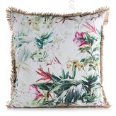 Dekorační vzorovaný venkovní polštář s výplní LAS PALMAS I. ozdobné lemování 45x45 cm Mybesthome