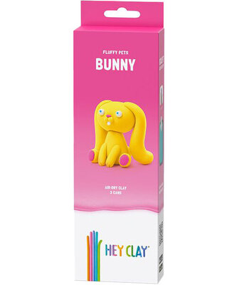 HEY CLAY HCL30115CEE Figurka Puchate zwierzaki Królik 3 pak