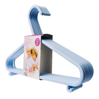 MALTEX Wieszak dziecięcy (kpl 8szt.), niebieski