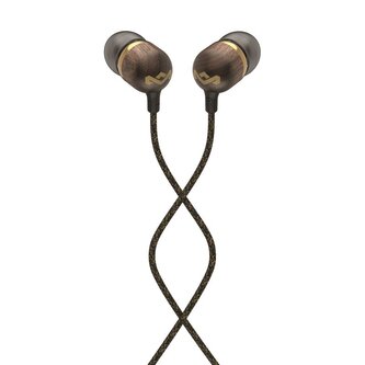 House of Marley Smile Jamaica, sluchátka do uší s ovladačem a mikrofonem, Brass