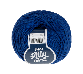 Příze ALLY cotton - Tmavě modrá - 50g / 140 m