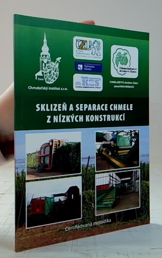 Sklizeň a separace chmele z nízkých konstrukcí