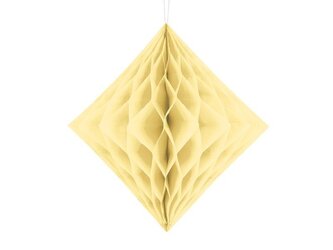 Diament bibułowy kremowy 20cm