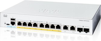 Cisco Catalyst switch C1200-8P-E-2G (8xGbE,2xGbE/SFP combo,8xPoE+,67W,fanless) - REFRESH