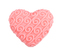 Mýdlo srdce s kozím mlékem - Růžová - 35g