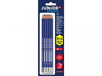 Alpino Tužky Graph 8+4ks s gumou