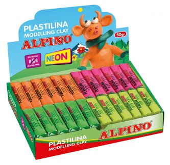 Stojan s 24ks modelovací hmoty Alpino, 50 gr.