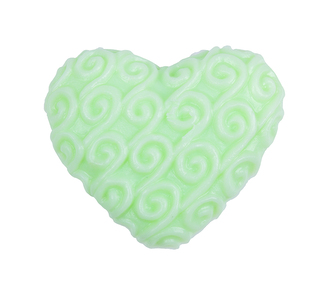 Mýdlo srdce s kozím mlékem - Zelená - 35g