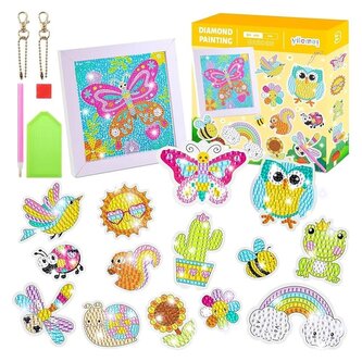 Haft diamentowy motyl