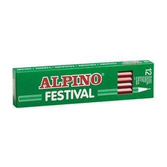 Alpino Festival Tužky 12ks hnědá