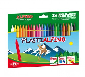 Balení 24 voskovek PlastiAlpino