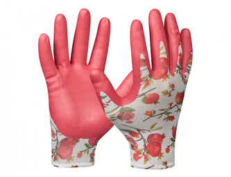 Rukavice GARDELUXE - POMEGRANATE pracovní velikost 8