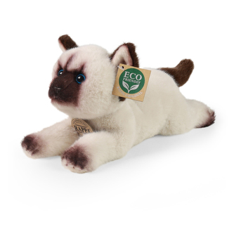 Plyšová kočka ležící himalájská 20 cm ECO-FRIENDLY