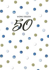 Kartka okolicznościowa Urodziny 50