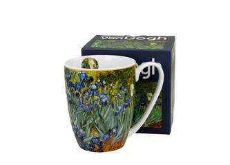 Kubek classic IRISES inspired by Van Gogh