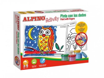 Alpino Activity Barvy malování prstem