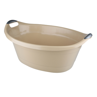 MISKA OWALNA 40L BEŻOWA (4532)