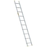 Hliníkový žebřík 1x10 příček jednodílný DRABEST DP-10 PRO