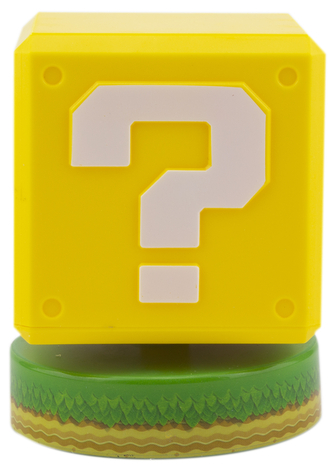 Stolní dekorativní lampa Super Mario: Question (11 x 14 x 9 cm)