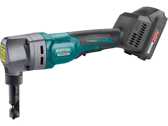 EXTOL PREMIUM nůžky na plech, prostřihovačky aku SHARE20V, BRUSHLESS, 2Ah