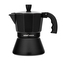 KAWIARKA ALUMINIOWA 150 ML NA 3 FILIŻANKI CZARNA (INDUKCJA)