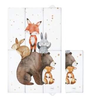 CEBA 307-000-783 Składana mata do przewijania duża 50x80 Basic Forest Friends