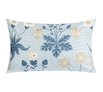 Povláček bavlna - Modrá - 40x60cm na zip ( pouze povlak )