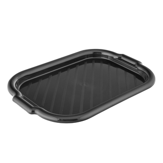 TACA PROSTOKĄTNA 39X27X2,5CM CZARNA
