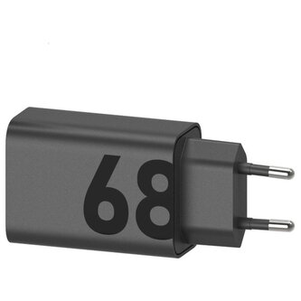 MC-682N Motorola USB-C 68W GaN Cestovní nabíječka Black (Service Pack)