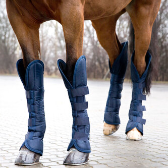 Horze Přepravní kamaše Tmavě modrá Pony