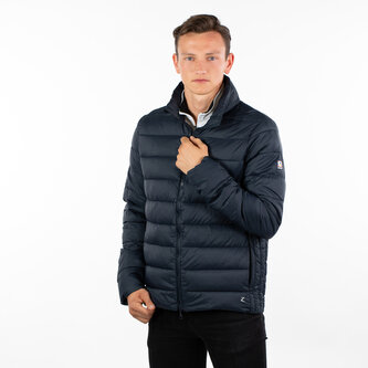 HORZE Unisex bunda Avery Tmavě modrá XS