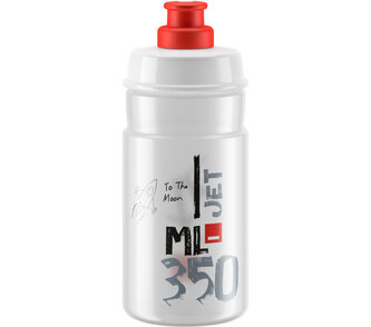 lahev ELITE Jet čirá/červené logo 350 ml
