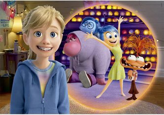 CLEMENTONI Puzzle V hlavě: Riley MAXI 104 dílků