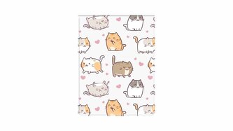 Okładka na dokumenty ucznia pion kittens