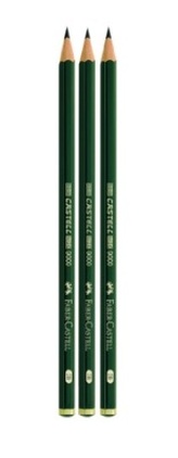 Grafitová ceruzka Faber Castell 2  B set 3ks