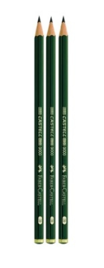 Grafitová ceruzka Faber Castell 2  B set 3ks