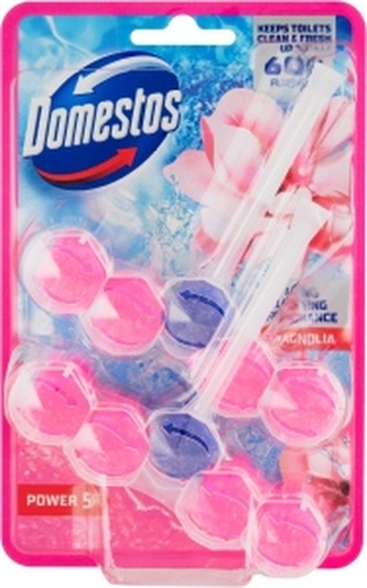 Domestos Power 5 Magnolia tuhý WC blok 2 x 50g