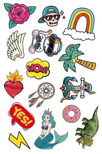 JOVI dětské tetovačky 15ks - Palma