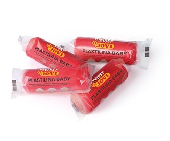 JOVI BABY plastelína 38g - červená