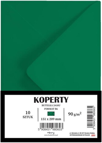 Koperty B6 buletka 10szt