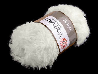 Pletací příze Mink 50 g - 1 ks - 1 (330) krémová nejsvět.