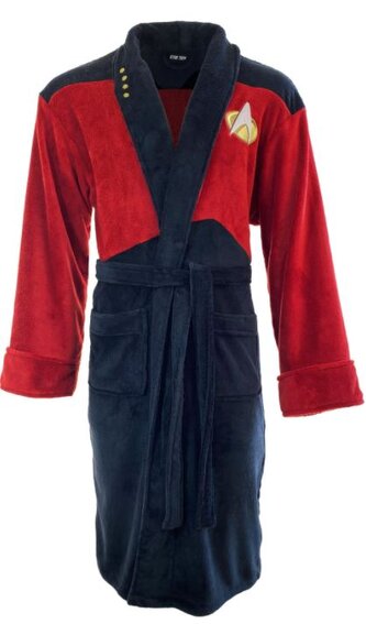 Pánský fleece župan Star Trek: New Generation (univerzální) multicolor