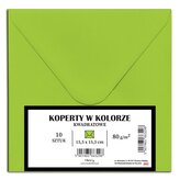 Koperty KW limonka 10szt