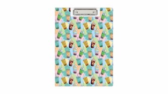 Klip A4 deska bubble tea